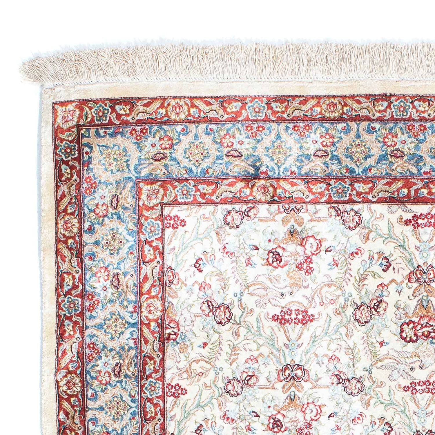 Tapis persan - Ghom - 157 x 99 cm - beige