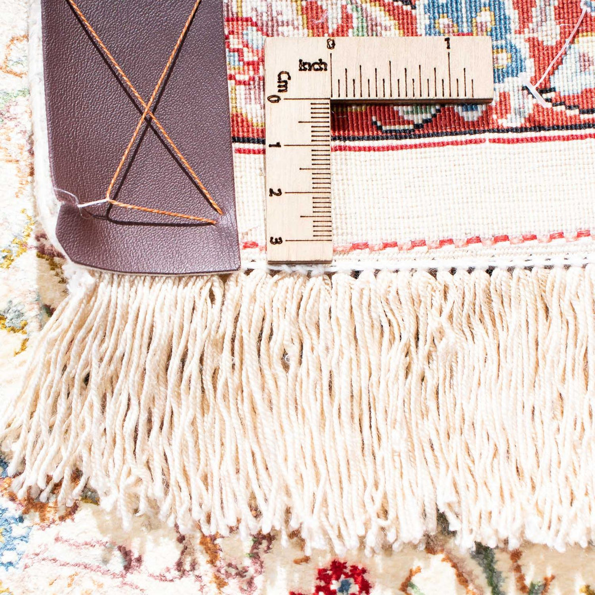 Tapis persan - Ghom - 157 x 99 cm - beige