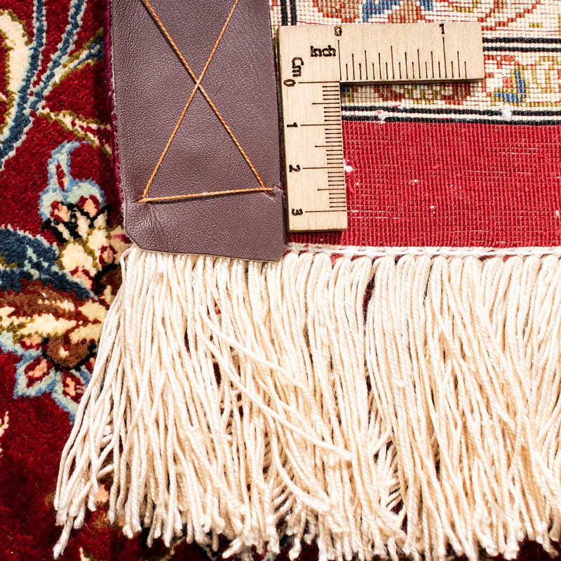Tapis persan - Ghom - 296 x 198 cm - rouge foncé