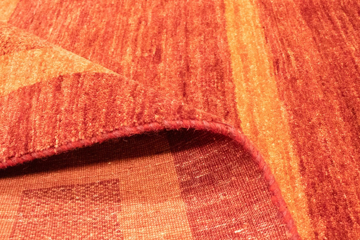 Tapis Gabbeh - Loribaft Persan - 247 x 171 cm - rouge