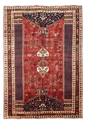 Tapis persan - Nomadic - 260 x 176 cm - rouge