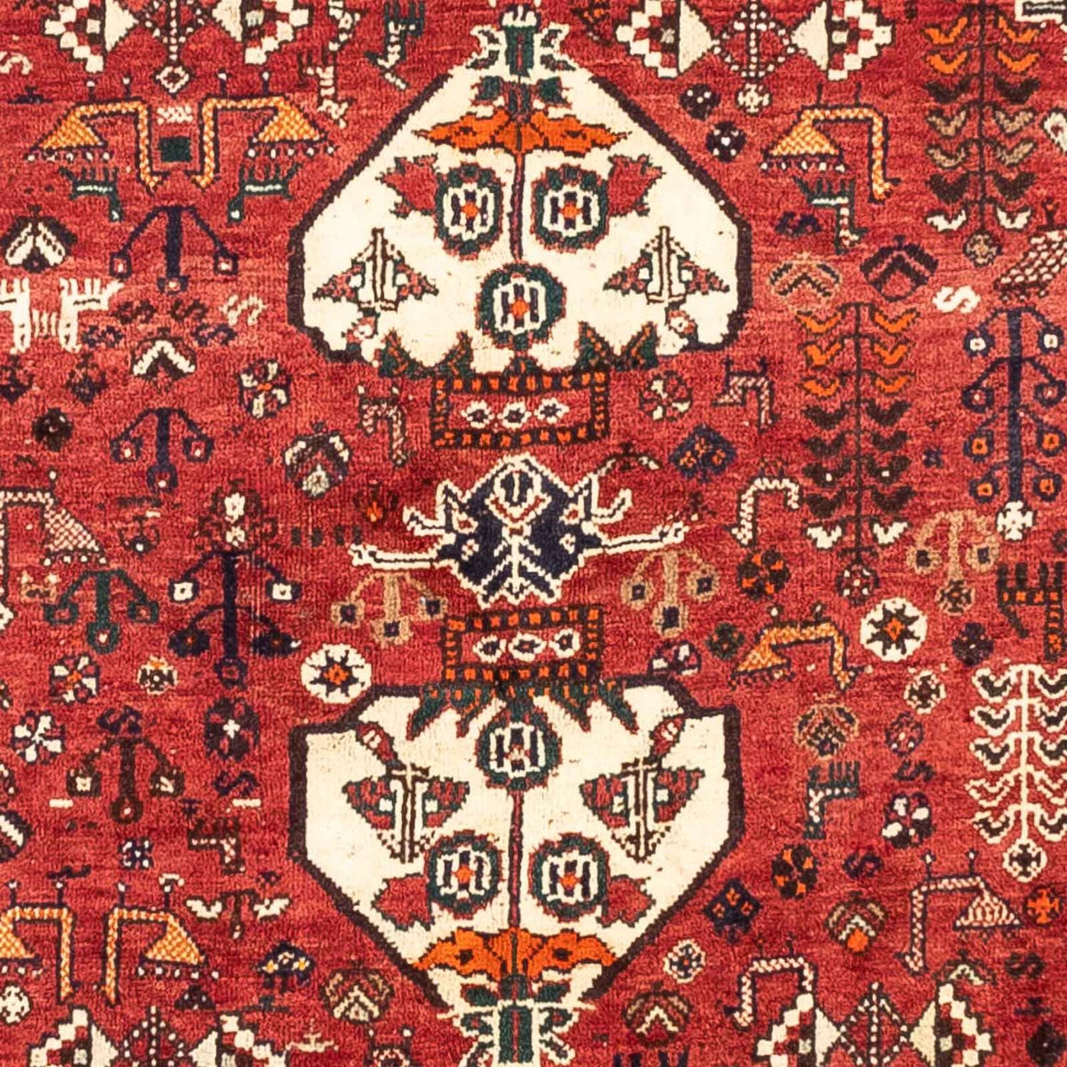 Tapis persan - Nomadic - 260 x 176 cm - rouge