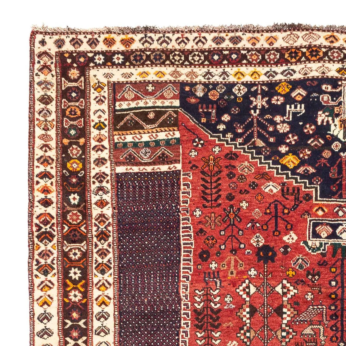 Tapis persan - Nomadic - 260 x 176 cm - rouge