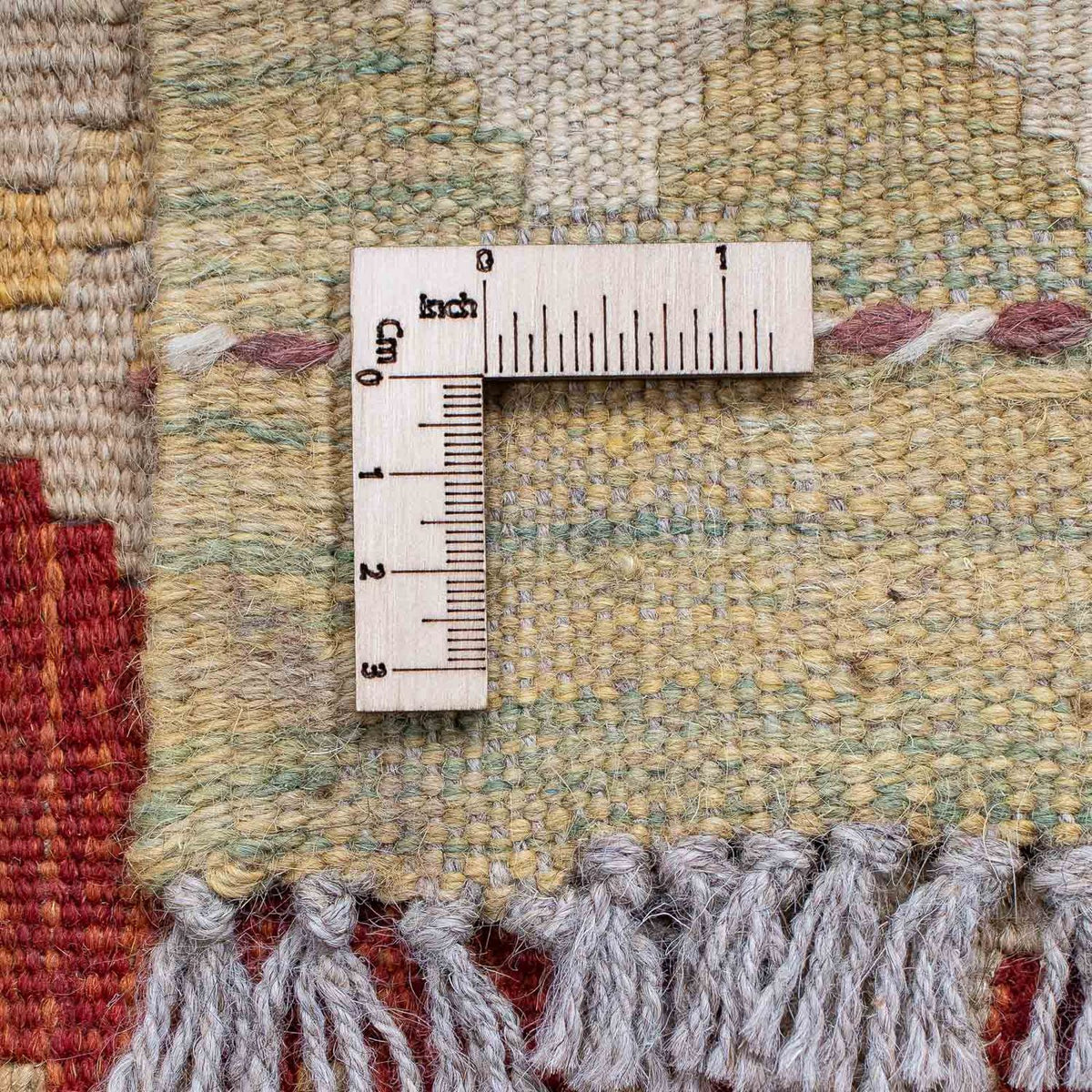 Tapis de couloir Tapis Kelim - Splash - 152 x 61 cm - multicolore