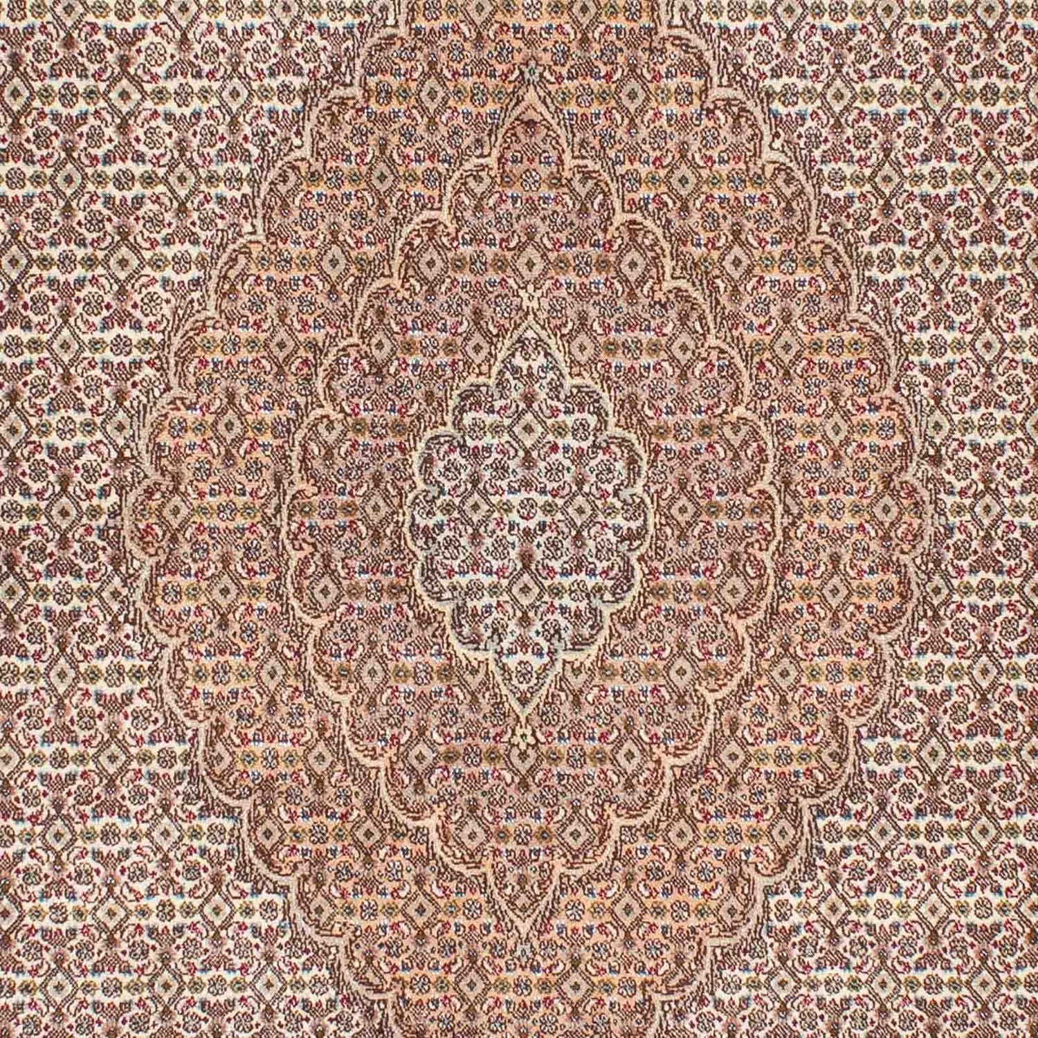 Tapis persan - Tabriz - 242 x 168 cm - marron clair