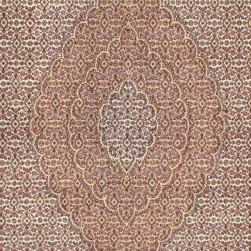 Tapis persan - Tabriz - 242 x 168 cm - marron clair