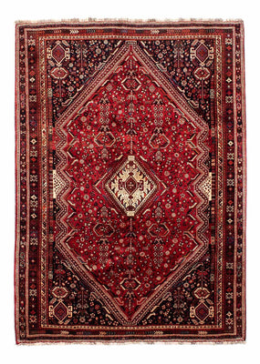 Tapis persan - Nomadic - 267 x 192 cm - rouge foncé