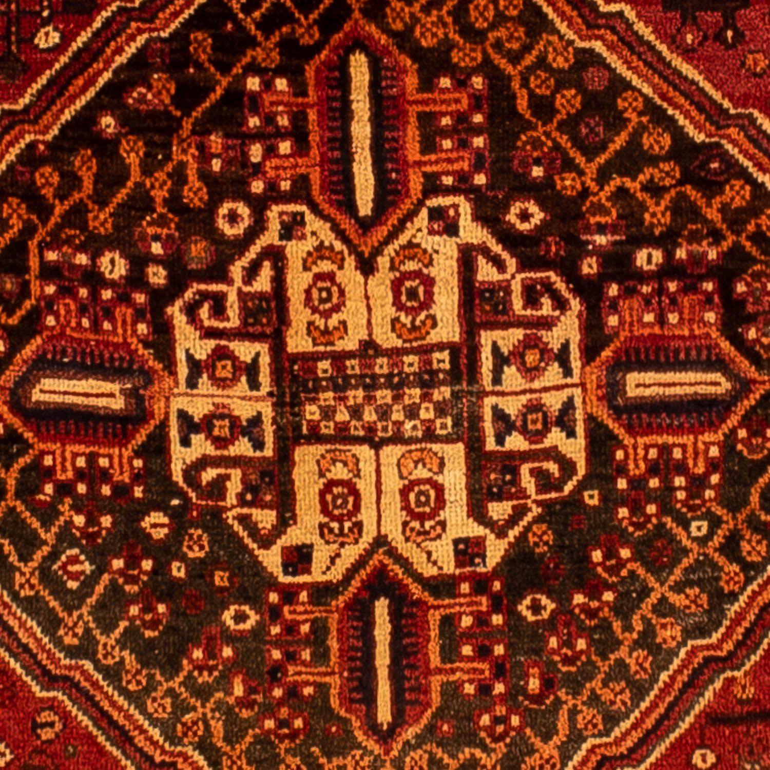 Tapis persan - Nomadic - 288 x 210 cm - rouge foncé