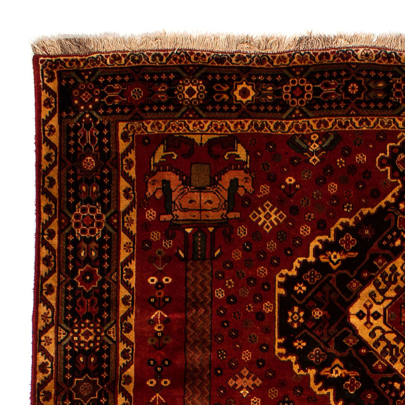 Tapis persan - Nomadic - 307 x 206 cm - rouge foncé
