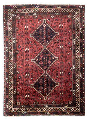 Tapis persan - Nomadic - 303 x 206 cm - rouge foncé