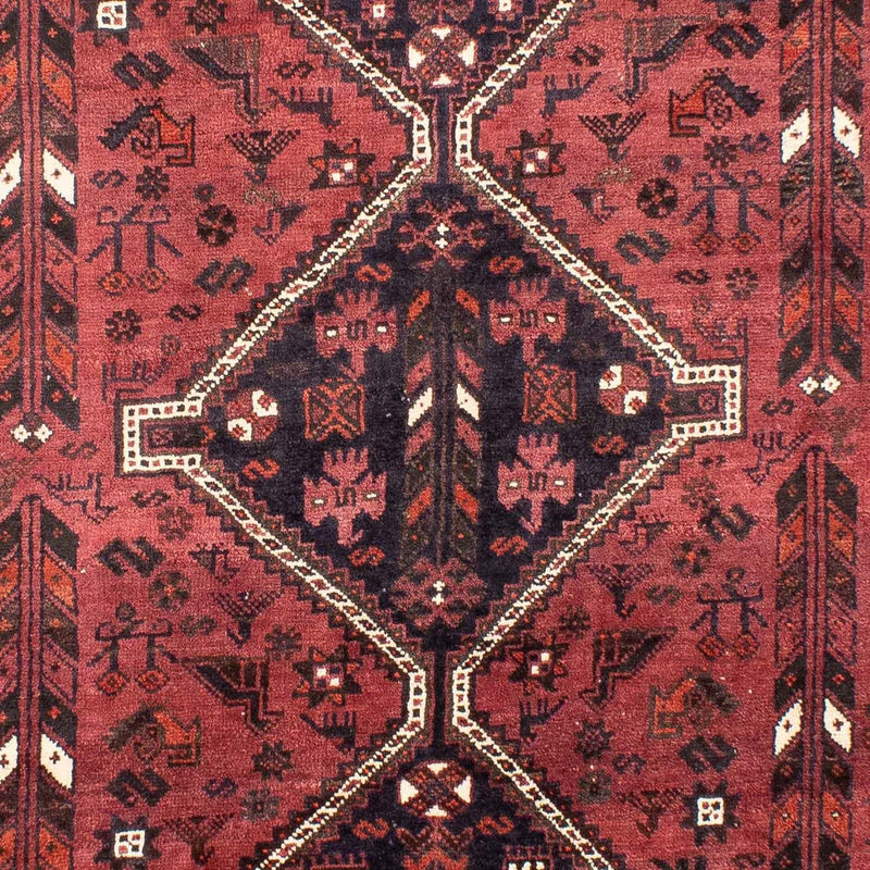 Tapis persan - Nomadic - 303 x 206 cm - rouge foncé
