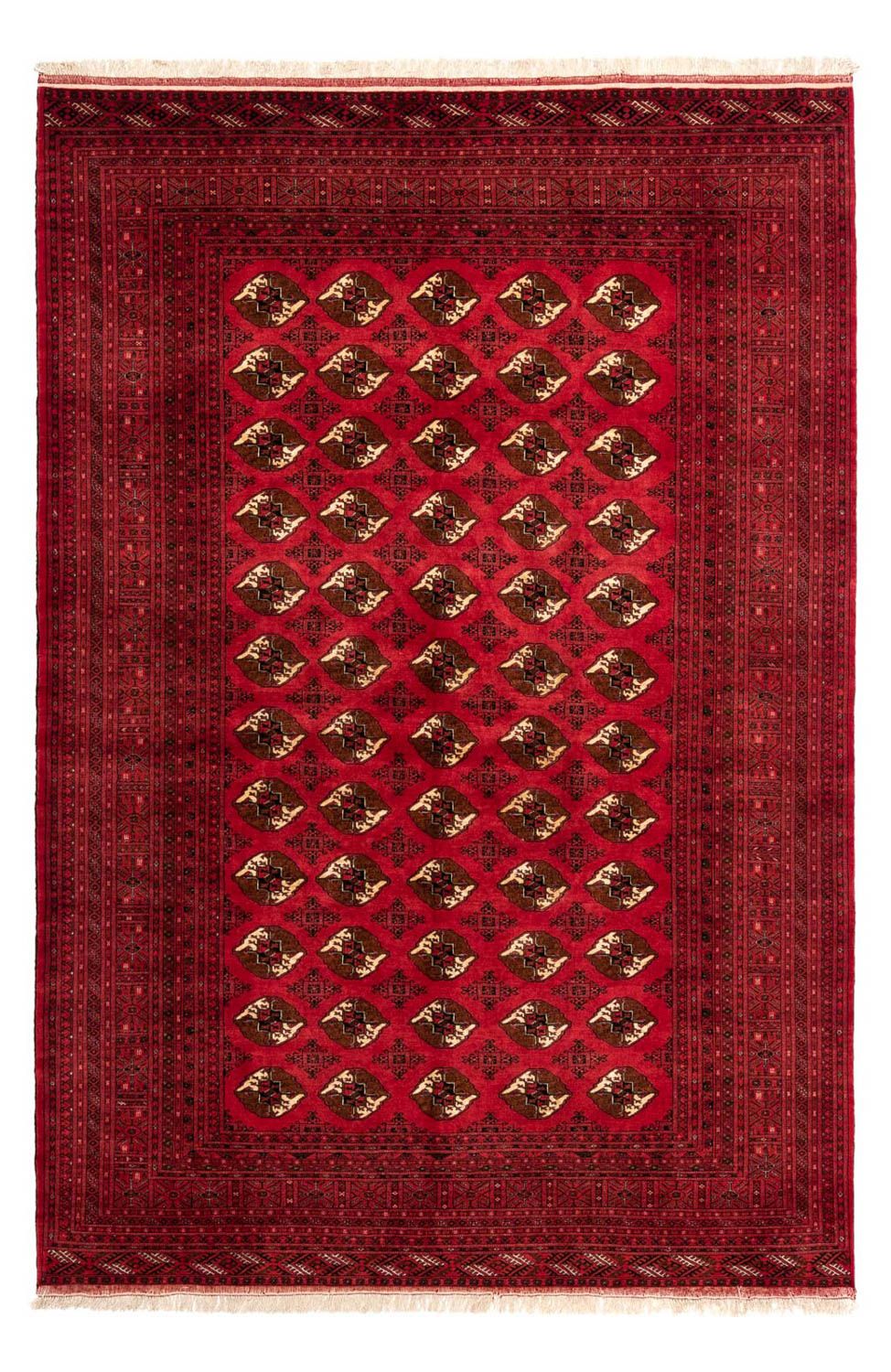 Tapis persan - Nomadic - 290 x 203 cm - rouge foncé