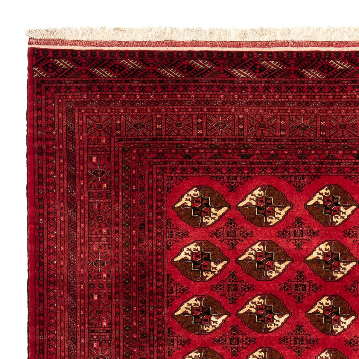 Tapis persan - Nomadic - 290 x 203 cm - rouge foncé