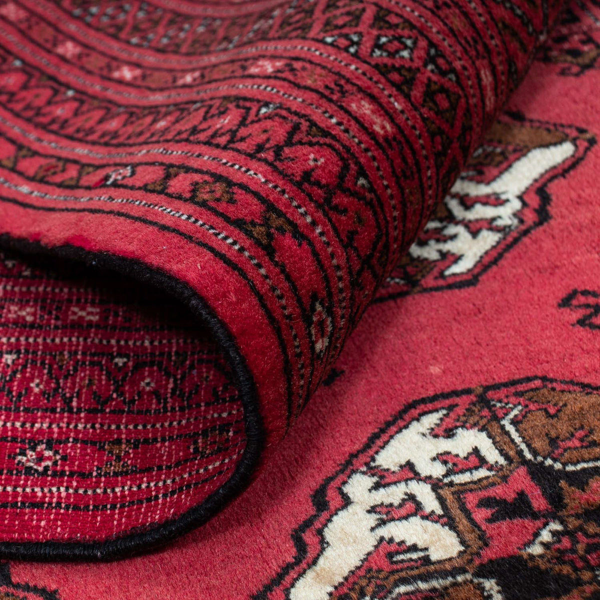 Tapis persan - Nomadic - 290 x 203 cm - rouge foncé