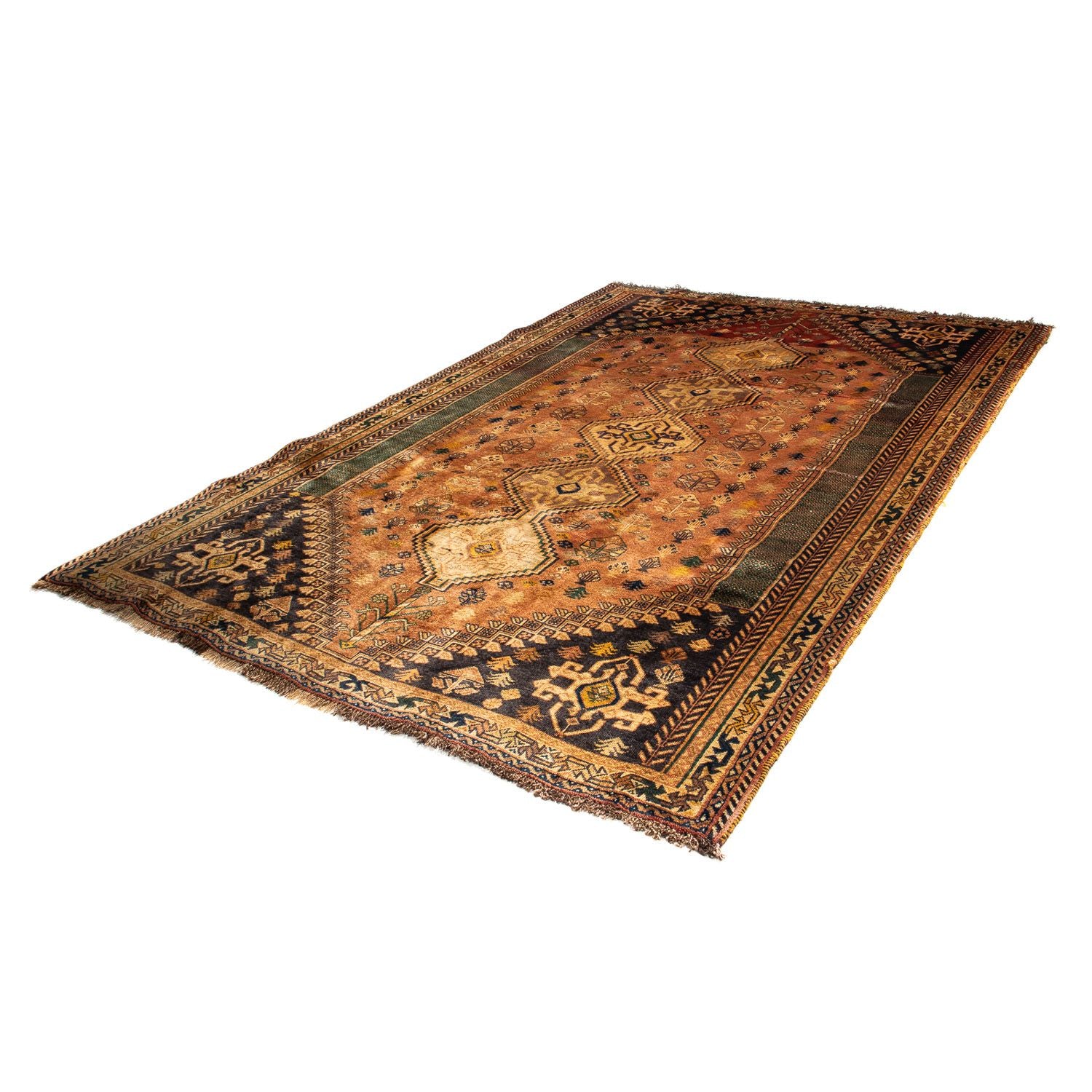 Tapis persan - Nomadic - 290 x 190 cm - marron
