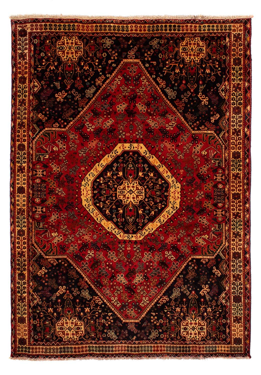Tapis persan - Nomadic - 302 x 208 cm - rouge foncé