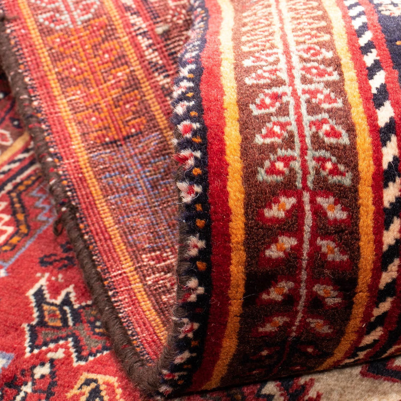 Tapis de couloir Tapis persan - Nomadic - 266 x 97 cm - rouge