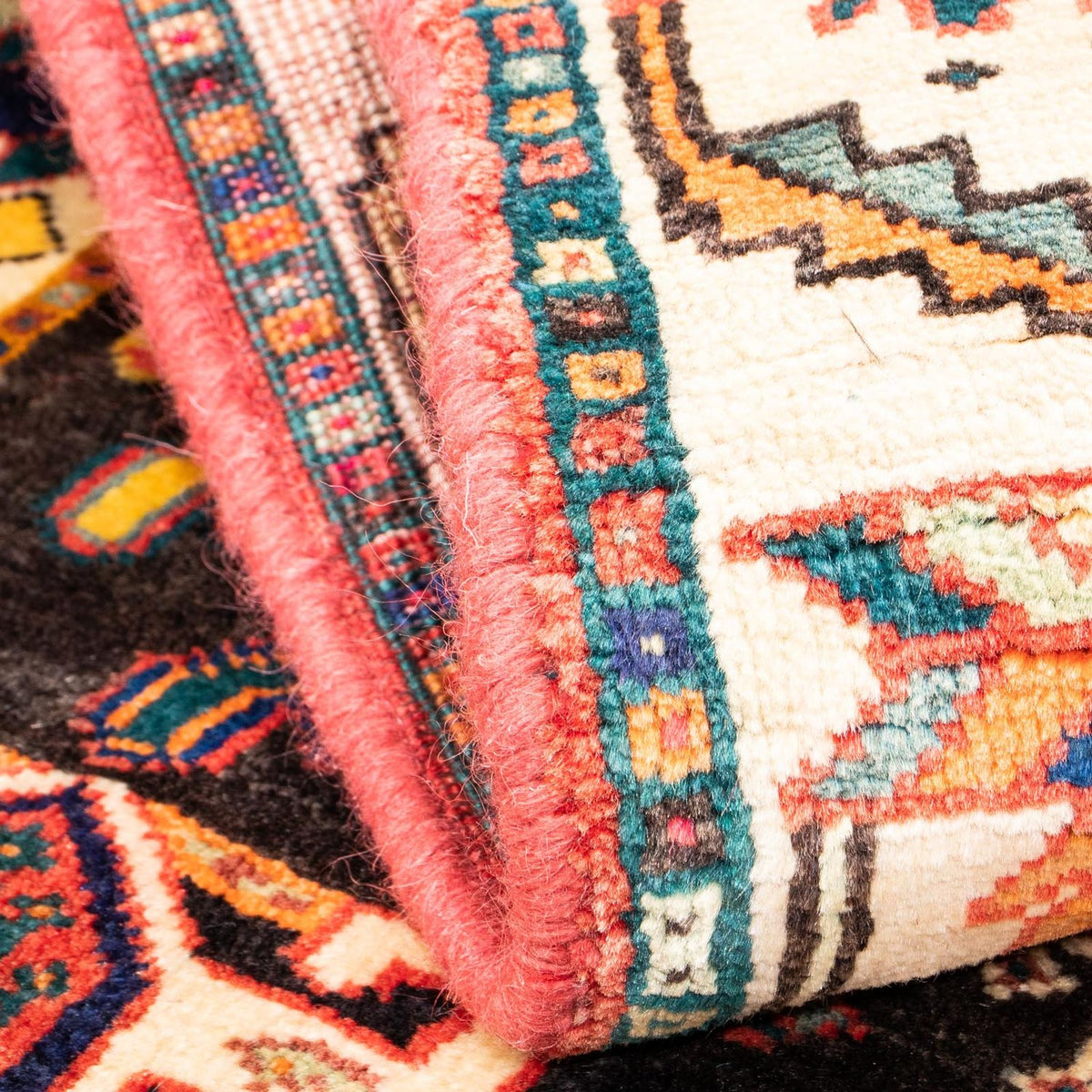 Tapis persan - Nomadic - 151 x 108 cm - rouge clair