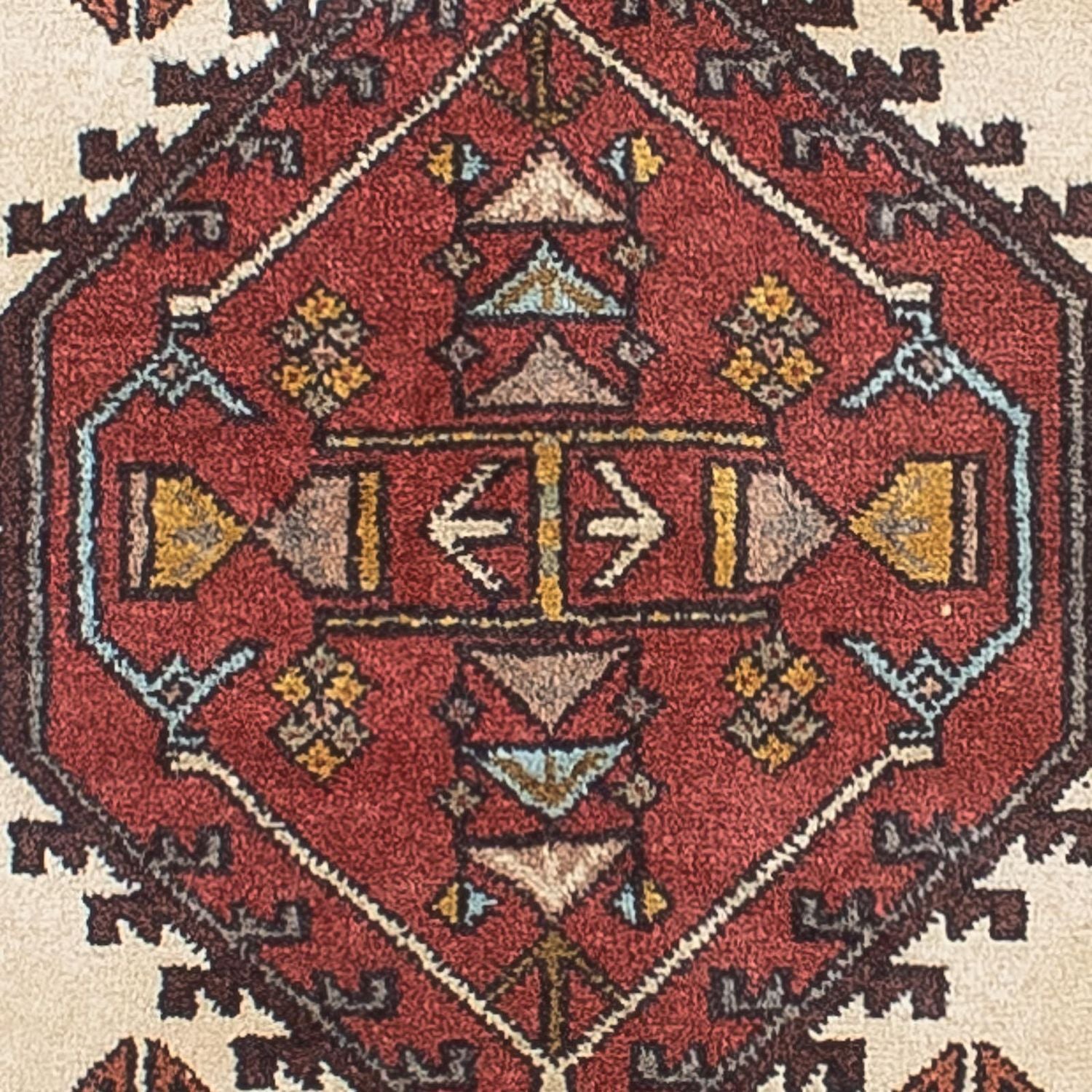 Tapis de couloir Tapis persan - Nomadic - 287 x 67 cm - beige