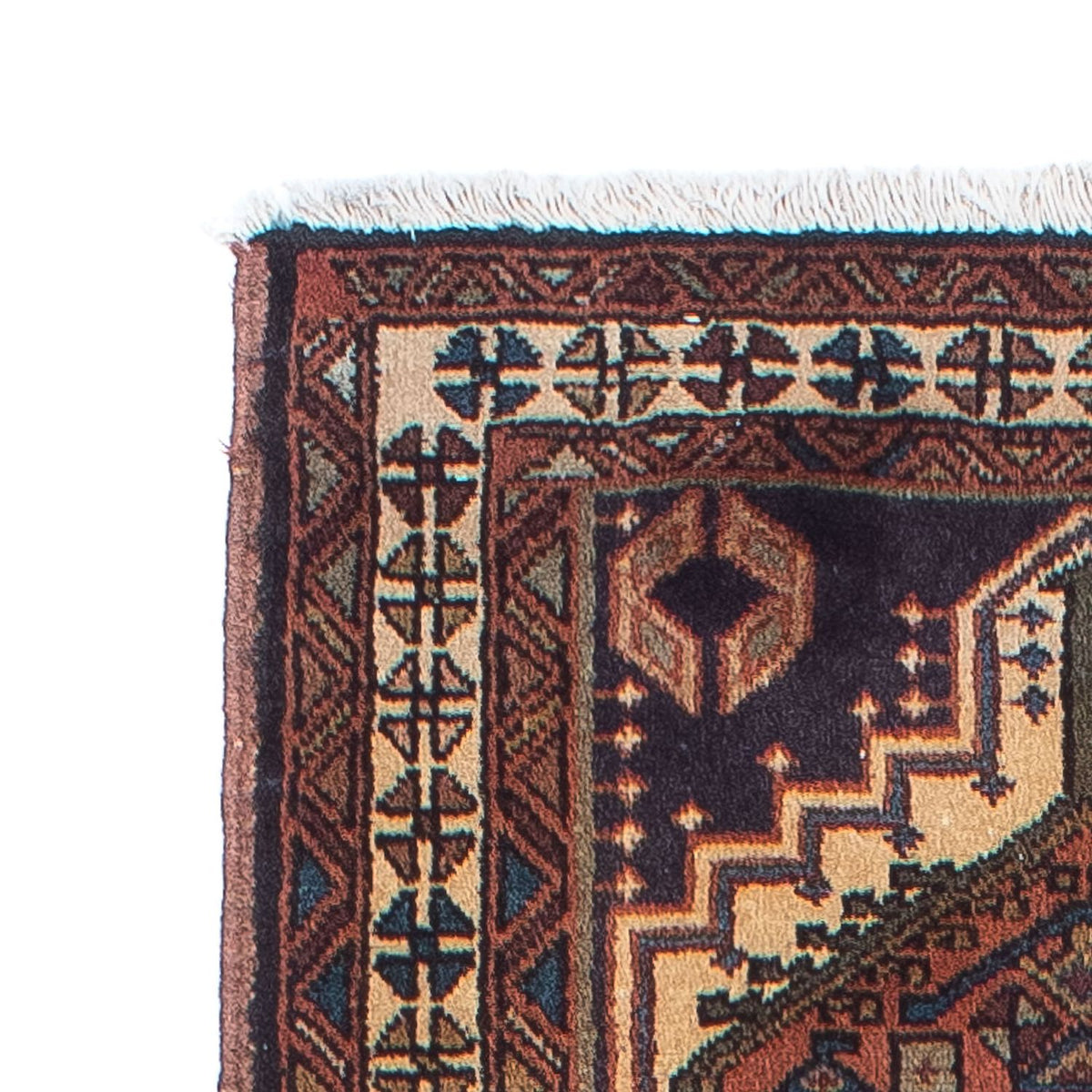 Tapis de couloir Tapis persan - Nomadic - 291 x 67 cm - marron