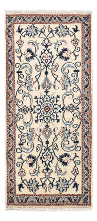 Tapis persan - Nain - 138 x 66 cm - beige