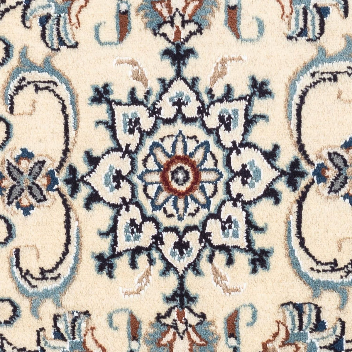 Tapis persan - Nain - 138 x 66 cm - beige