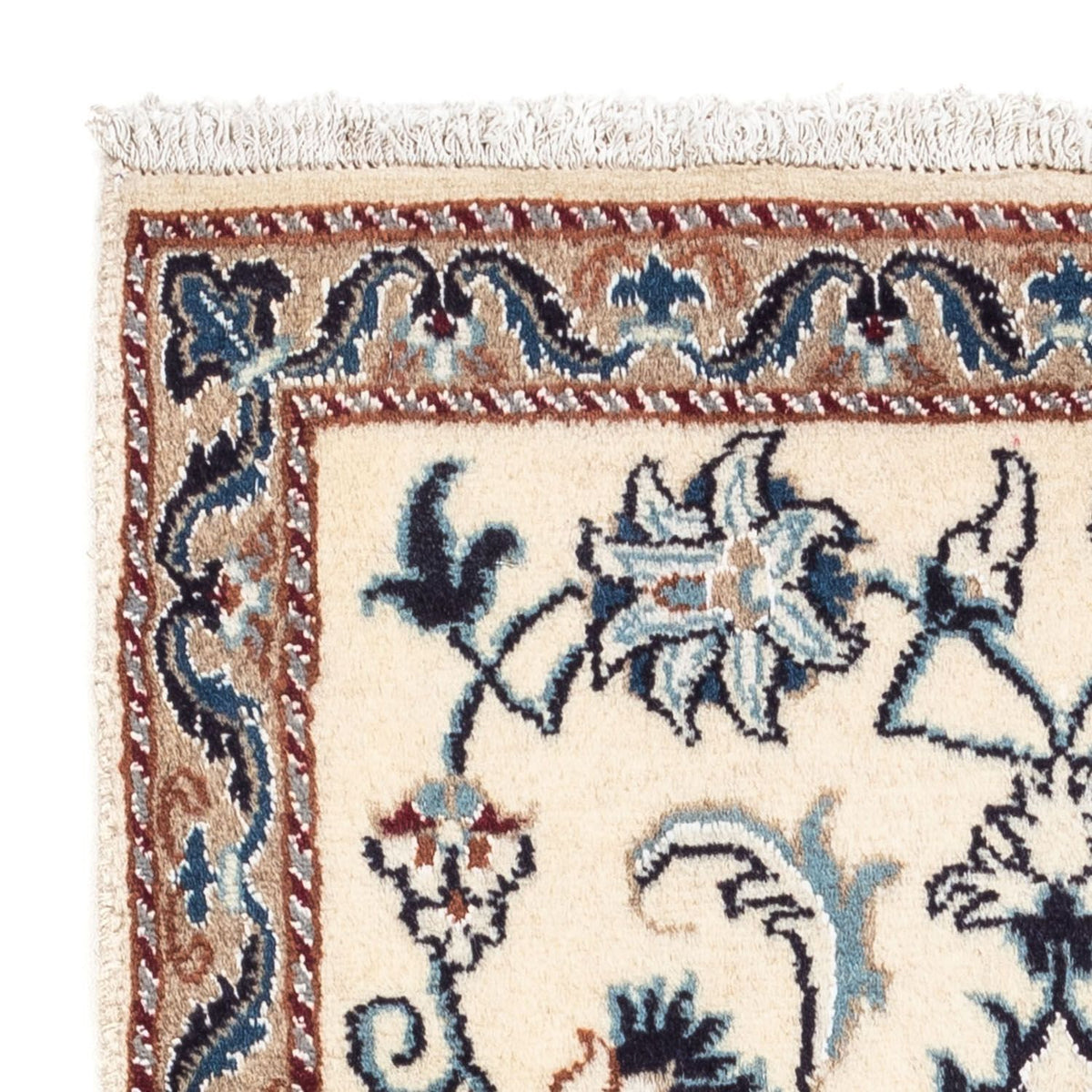 Tapis persan - Nain - 138 x 66 cm - beige