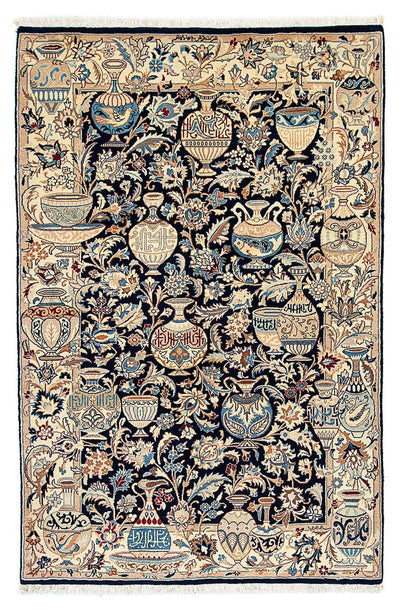 Kashmar Tapis 123x195cm - Tapis persan - bleu foncé