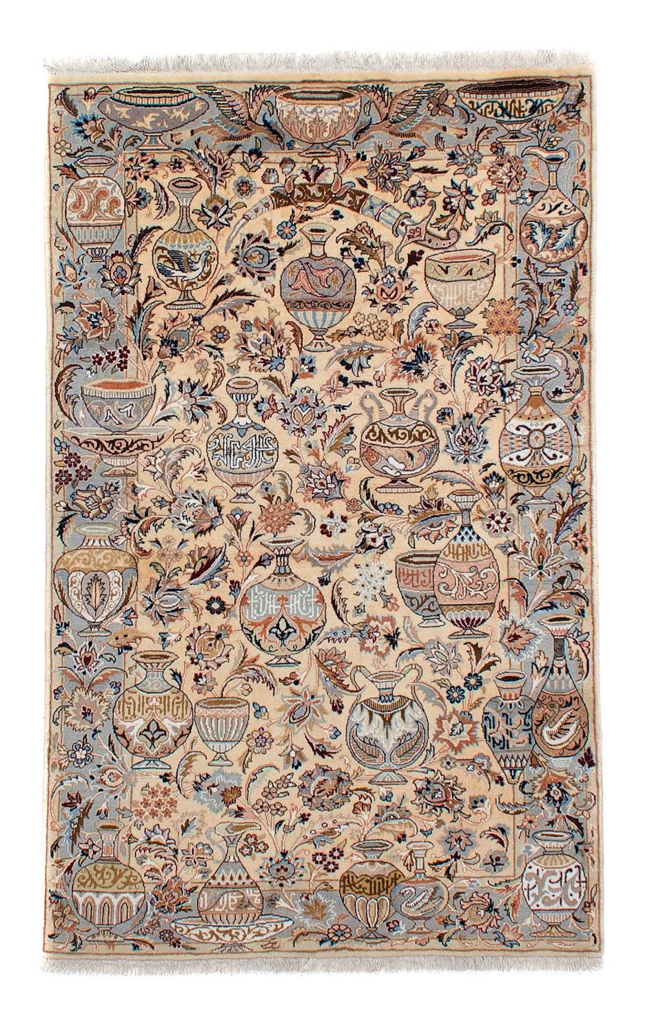 Tapis persan - Classique - 202 x 128 cm - beige