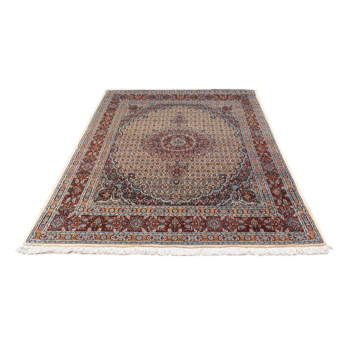 Tapis persan - Classique - 201 x 146 cm - beige