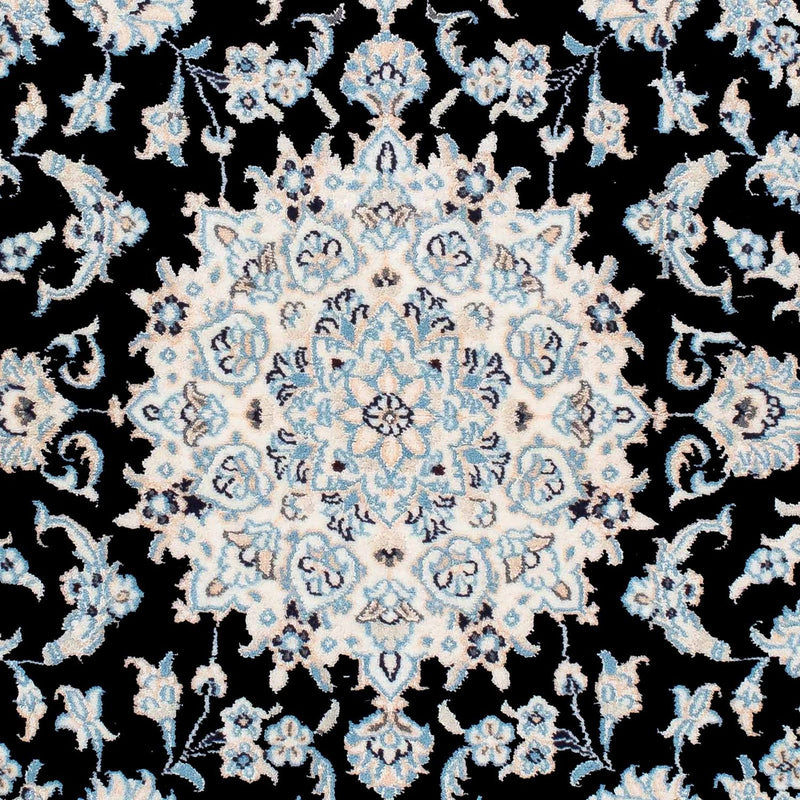 Tapis persan - Nain - Royal - 150 x 100 cm - bleu foncé