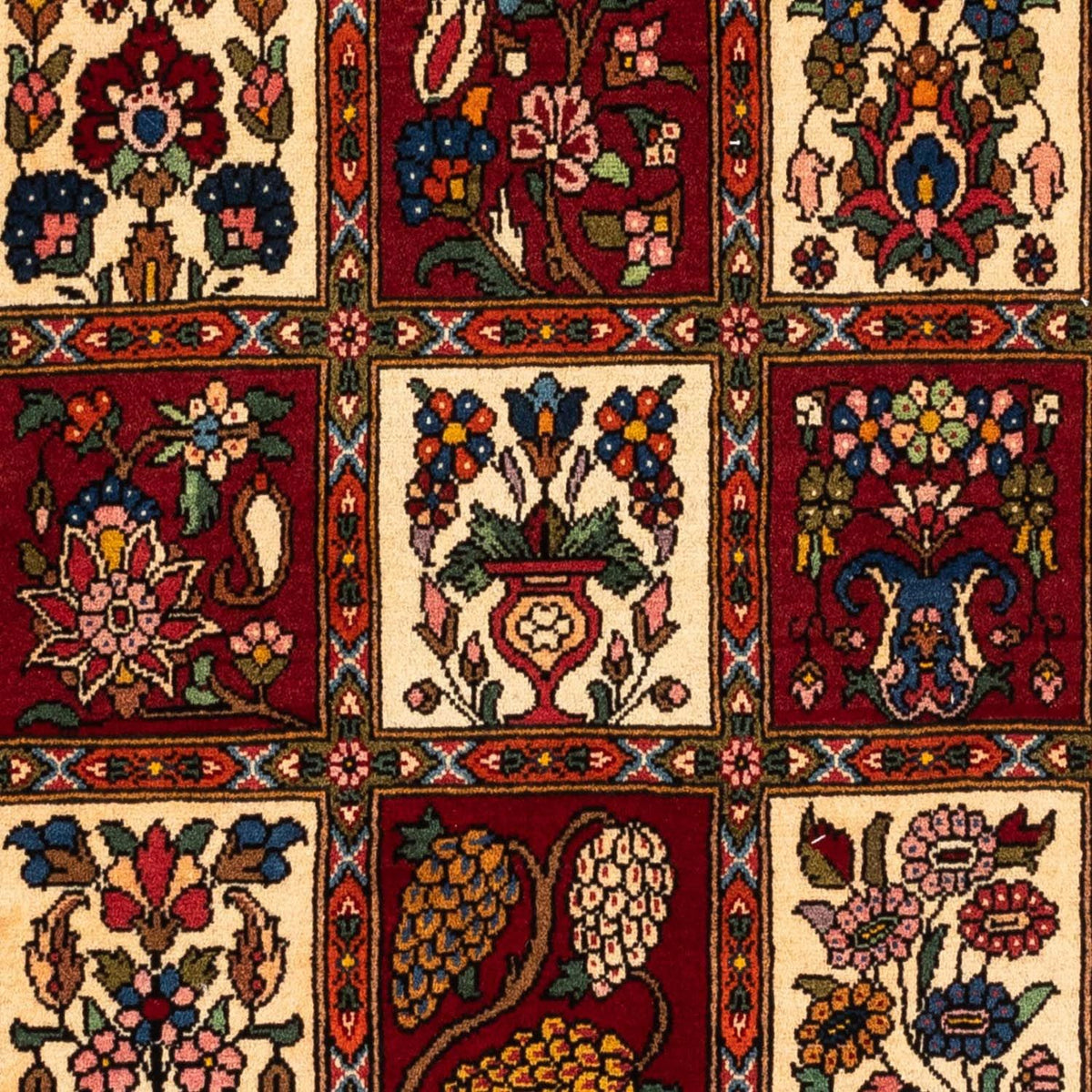 Tapis persan - Nomadic - 150 x 103 cm - bleu foncé