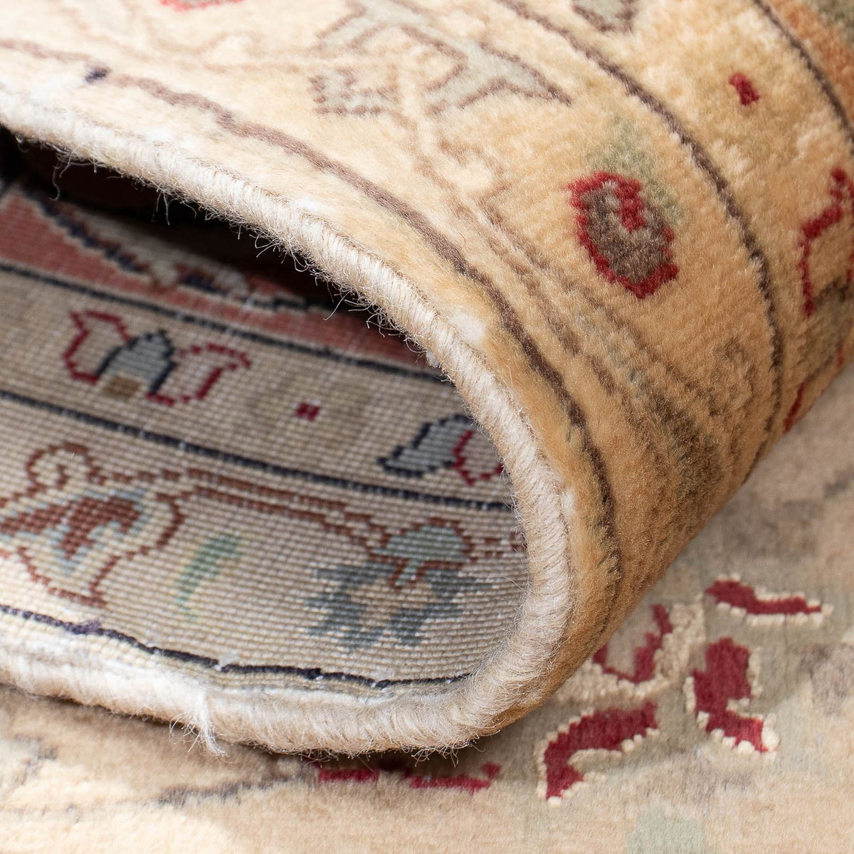 Tapis persan - Tabriz - Royal - 203 x 156 cm - marron clair