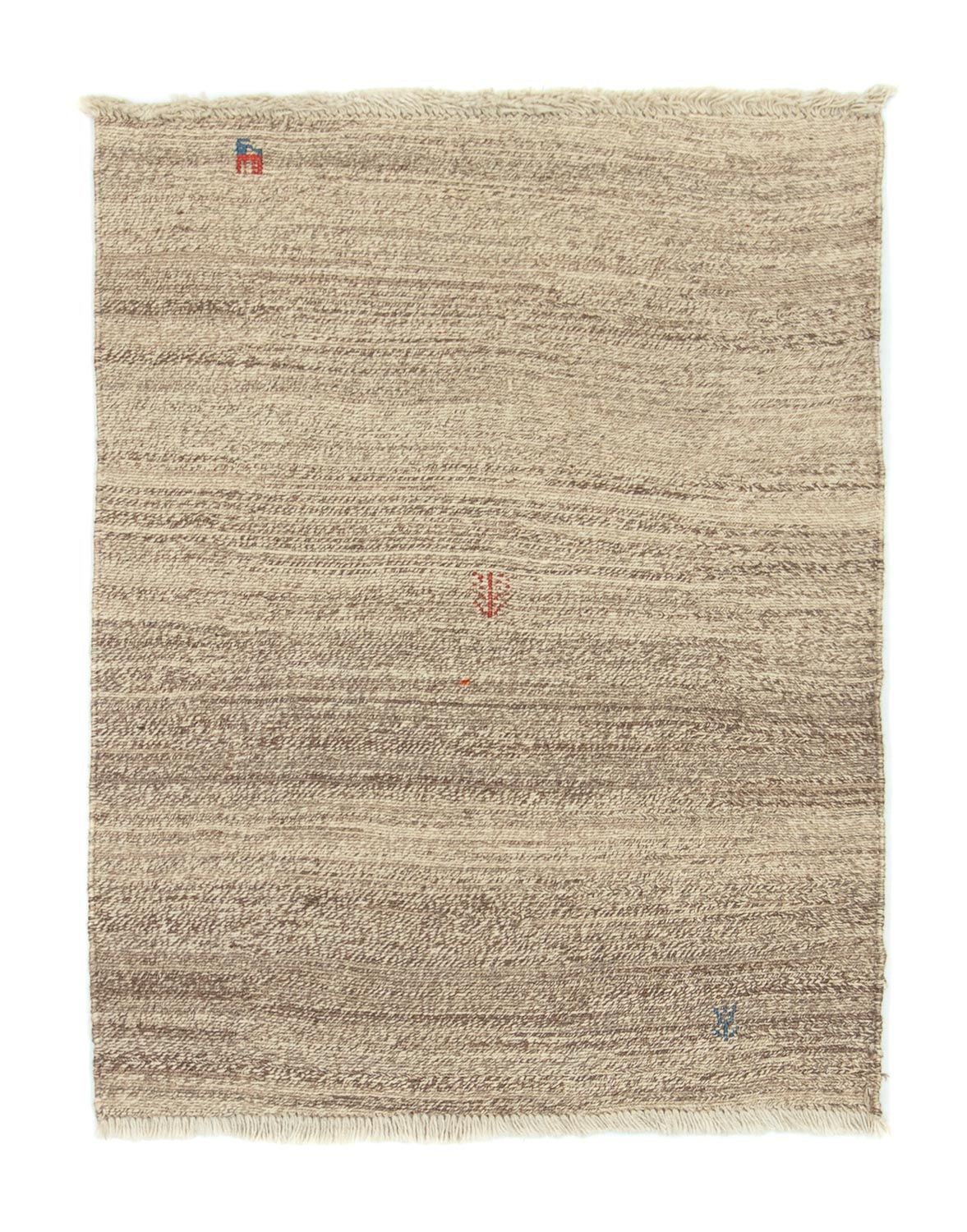 Tapis Gabbeh - Persan - 105 x 83 cm - beige