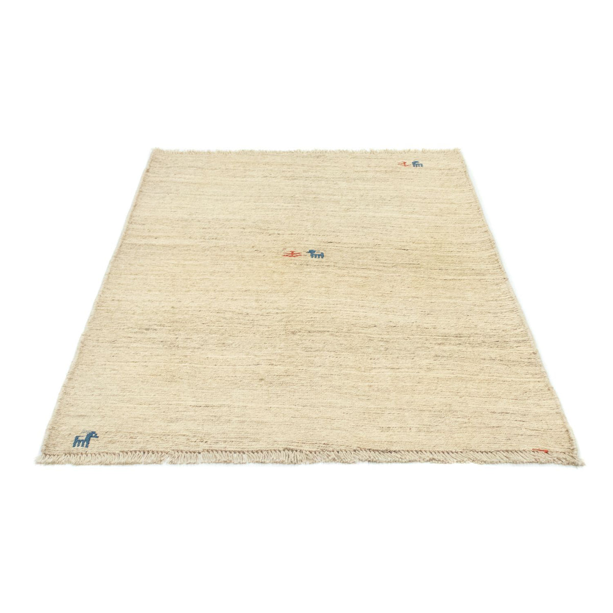 Tapis Gabbeh - Persan - 152 x 112 cm - beige