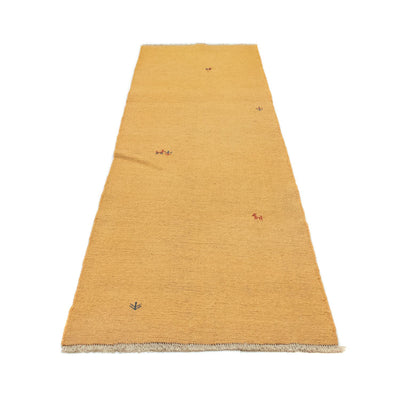 Tapis de couloir Tapis Gabbeh - Persan - 278 x 80 cm - or