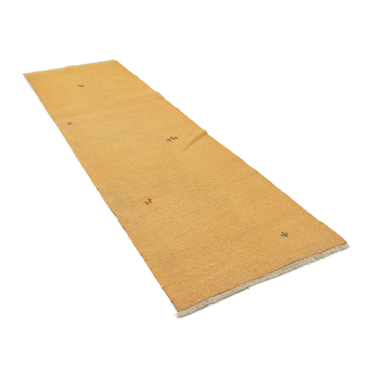Tapis de couloir Tapis Gabbeh - Persan - 278 x 80 cm - or