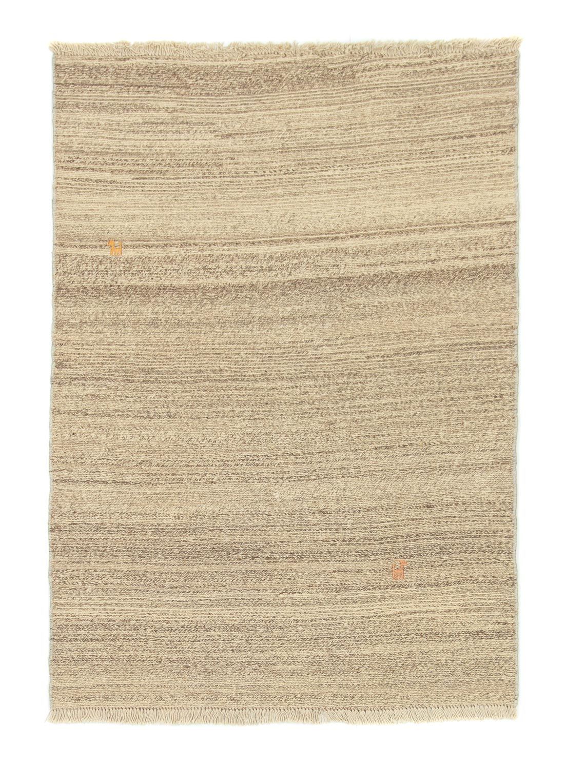 Tapis Gabbeh - Persan - 140 x 101 cm - beige