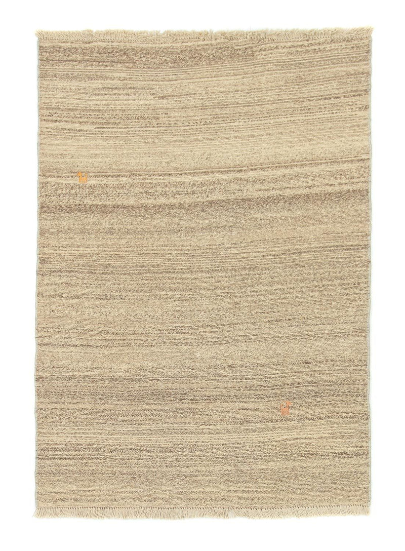 Tapis Gabbeh - Persan - 140 x 101 cm - beige
