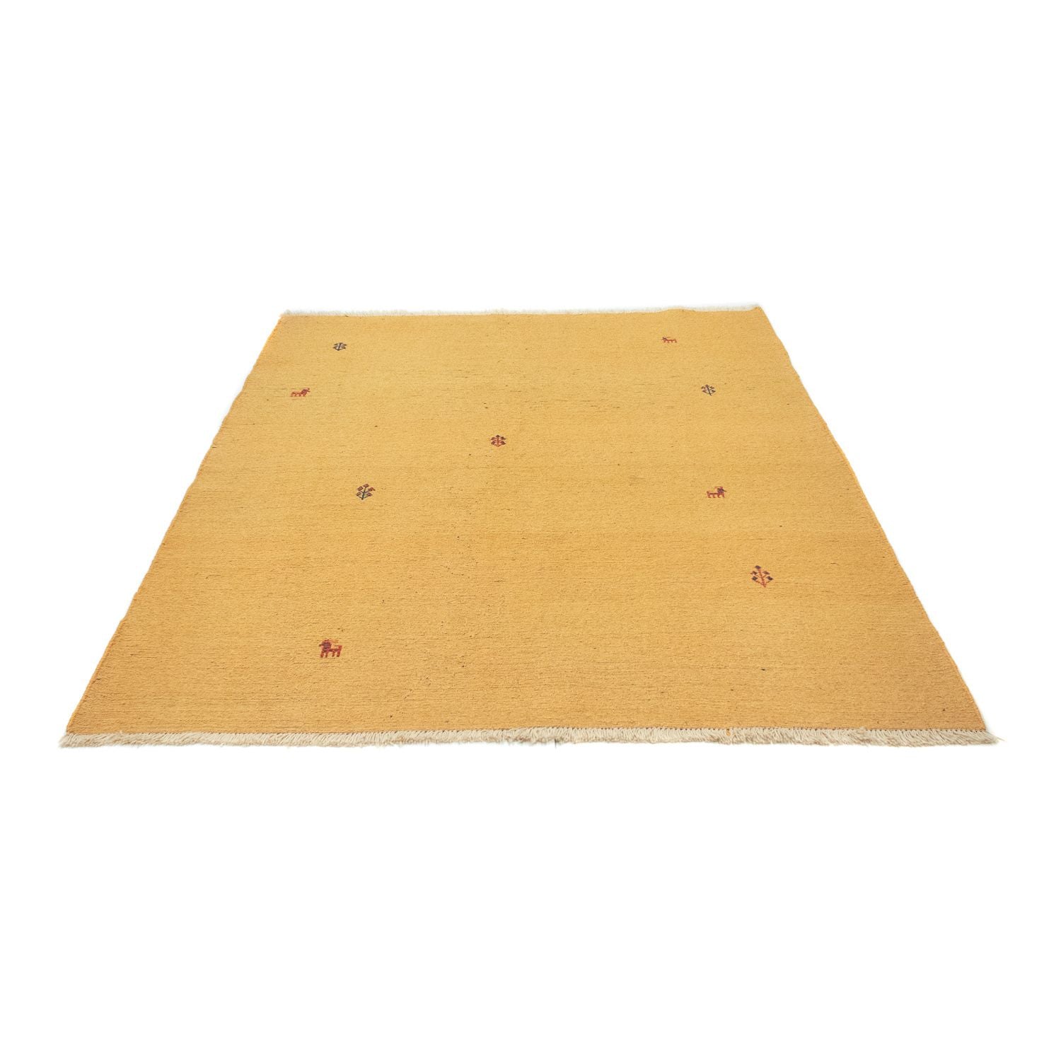 Tapis Gabbeh - Persan - 198 x 151 cm - multicolore