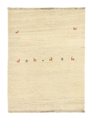 Tapis Gabbeh - Persan - 138 x 105 cm - beige