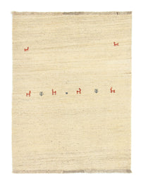 Tapis Gabbeh - Persan - 138 x 105 cm - beige