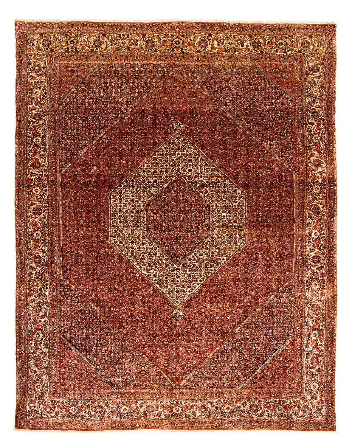 Tapis persan - Bidjar - 373 x 297 cm - rouille