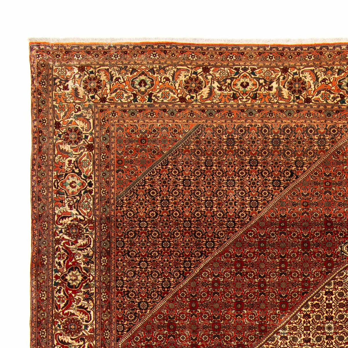 Tapis persan - Bidjar - 373 x 297 cm - rouille