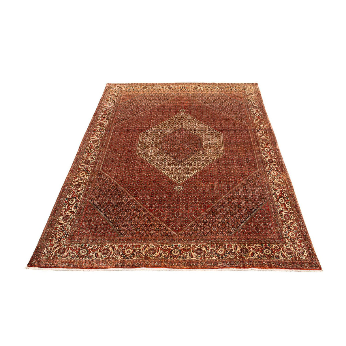 Tapis persan - Bidjar - 373 x 297 cm - rouille