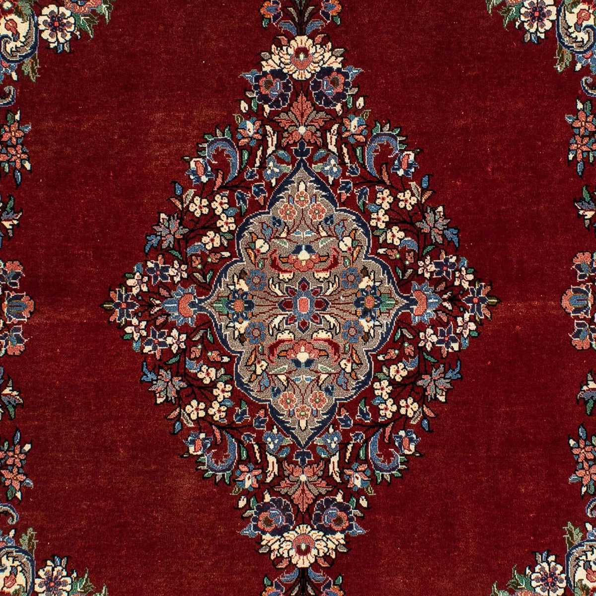 Tapis persan - Ghom - 190 x 130 cm - rouge