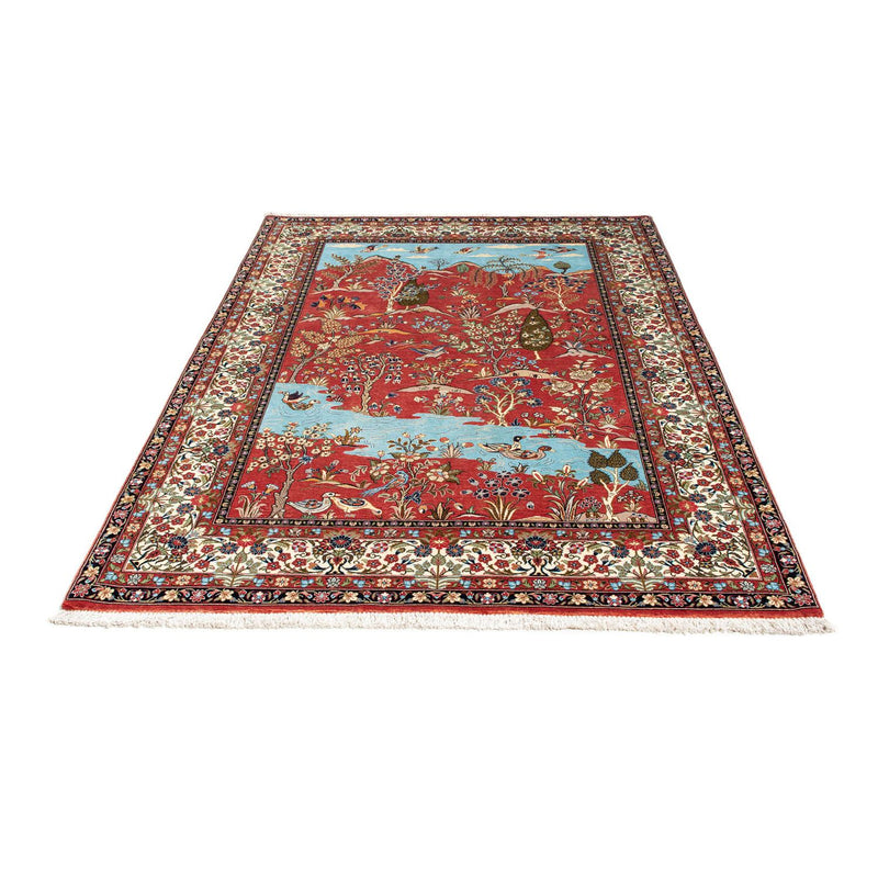 Tapis persan - Ghom - 203 x 138 cm - rouge