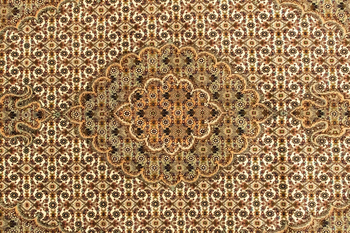 Tapis persan - Tabriz - Royal - 166 x 100 cm - marron clair