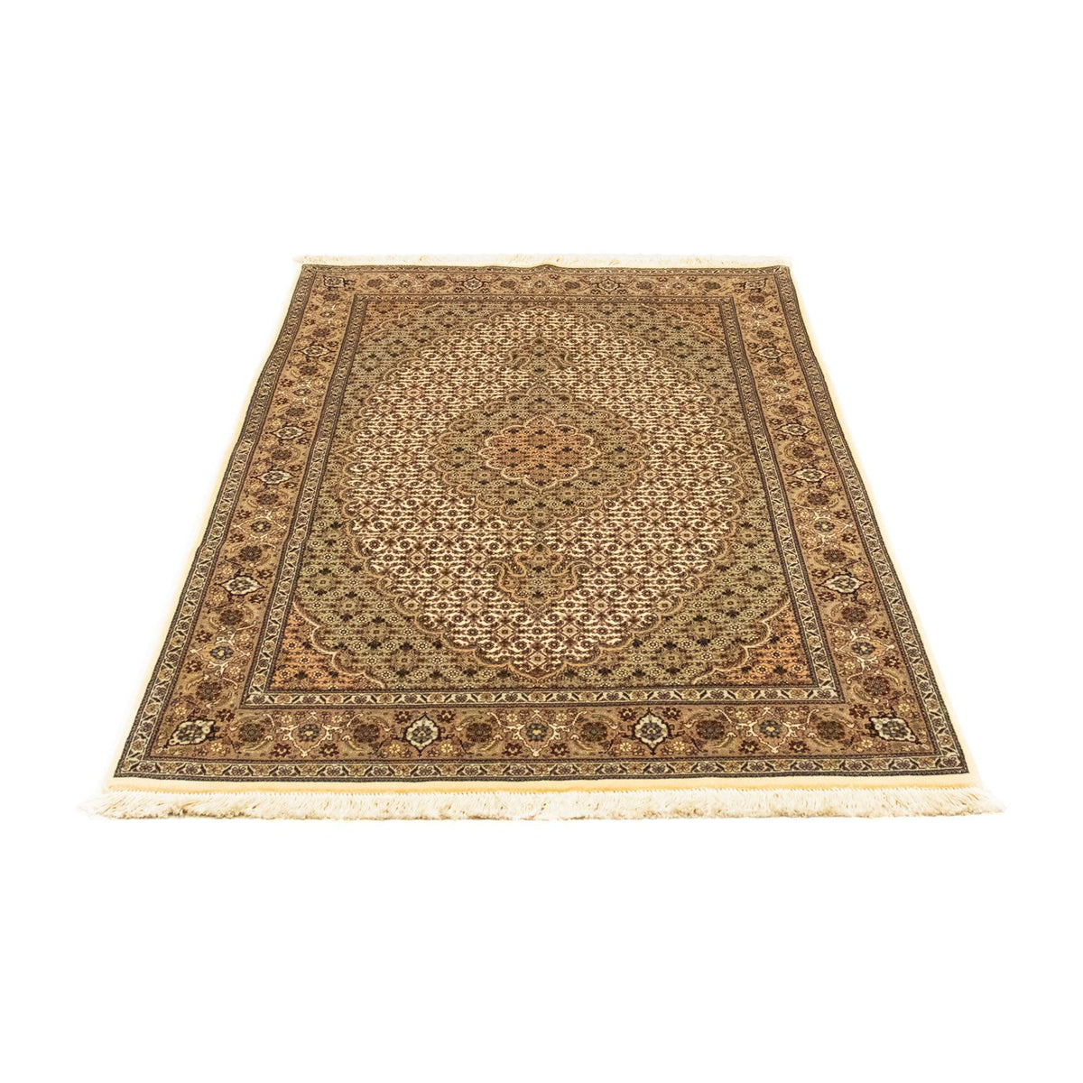 Tapis persan - Tabriz - Royal - 166 x 100 cm - marron clair