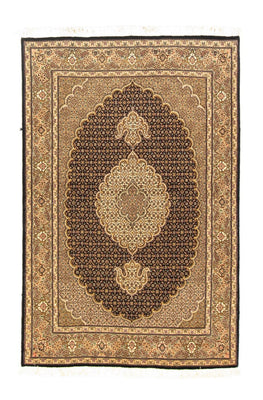 Tapis persan - Tabriz - Royal - 150 x 100 cm - bleu foncé